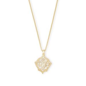 Kendra Scott gold pendant necklace